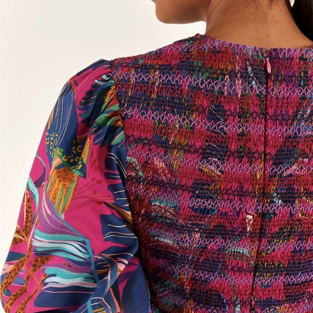 Farm Rio Macaws Midi Dress / NWT / Size M / $245 MSRP - Picture 10 of 10